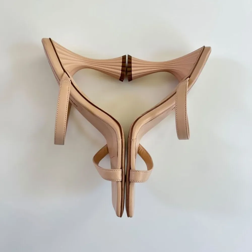 A'mmonde Atelier Andrea 100 Sandals in Nude‎